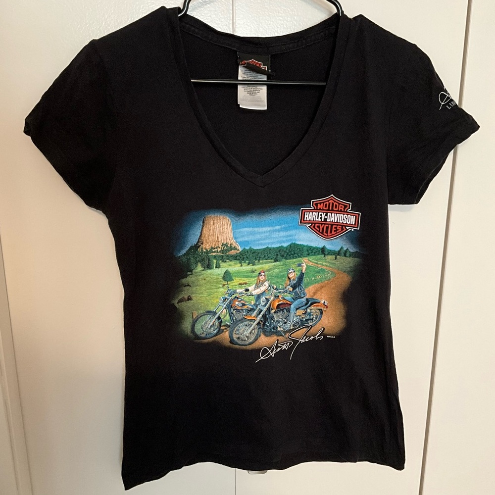 Harley-Davidson Scott Jacob’s Limited Edition Black Cotton T-Shirt